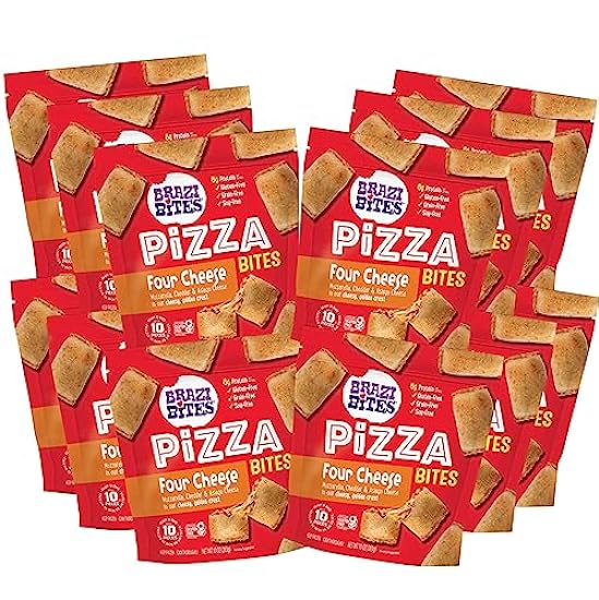 Brazi Bites Four Cheese Pizza Snacks I Better-For-You I