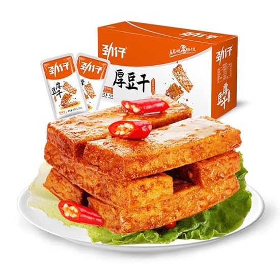 劲仔豆腐干 零食豆干 素食小吃 香辣味 20袋/盒 330268181