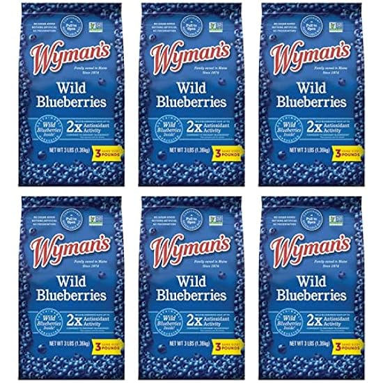 Wyman’s Frozen Wild Blauberries | No Preservatives, Non