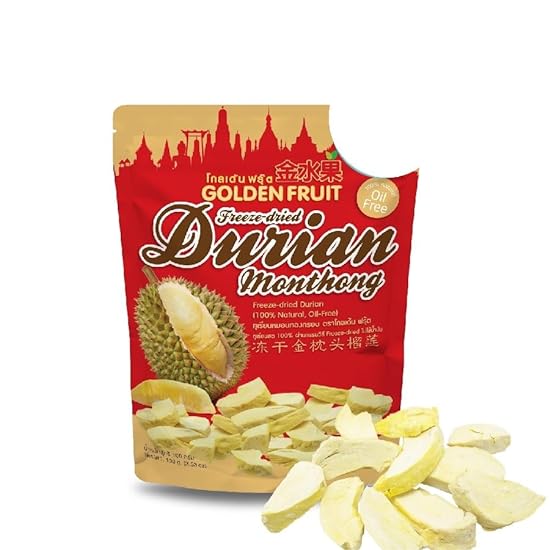 Wel B Golden Fruit Freeze-dried Durian 100g. 309477186