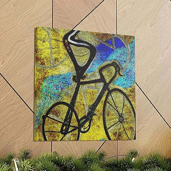 Biking The Open Road - Canvas 20″ x 20″ / Premium Gallery Wraps (1.25″) 614533402