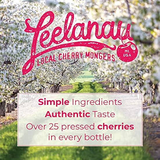 Leelanau Cherry Unsweet Iced Tea, 16 fl oz (Pack of 12) 300235542
