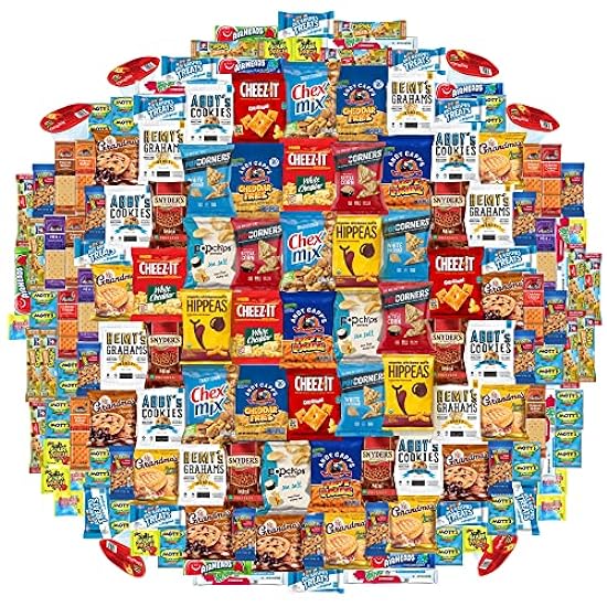 Cookies & Chips Ultimate Snacks Care Package Bulk Variety Pack Bundle Sampler (150 Count) 240612024