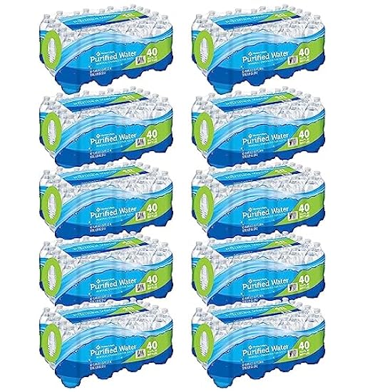 Pack of 10 Purified Wasser 16.9 fl. oz, 40 pk. (Total 4