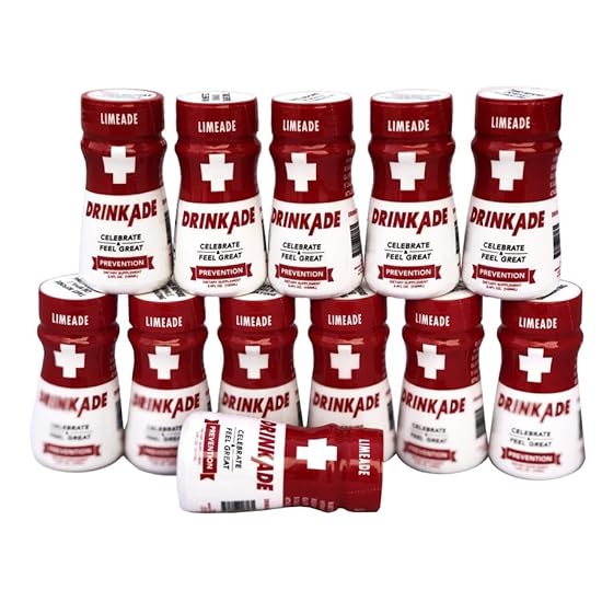 DrinkAde Prevention with Vitamins & Electrolytes for Hydration includes Vitamin B, Milk Thistle, Only 5 calories, Kein Zucker, Caffeine-Free, Vegan, Non-GMO (Pack of 12) 772239467