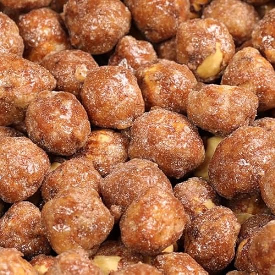Gourmet Toffee Coated Macadamia by Its Delish, 5 lbs Bulk Bag, Sweet Crunchy Caramelized Nuts Snack 939703031