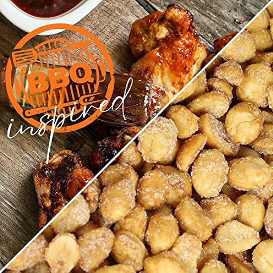 BBQ Honey Roasted Peanuts by It´s Delish, 10 lbs Bulk | Gourmet Peanut Nuts in Honey Sugar Coating and Barbecue Seasoning, Sweet & Savory Nut Snack - Vegan, Kosher Parve 880061055