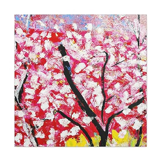 Cherry Blossoms Dreaming - Canvas 30″ x 30″ / Premium G