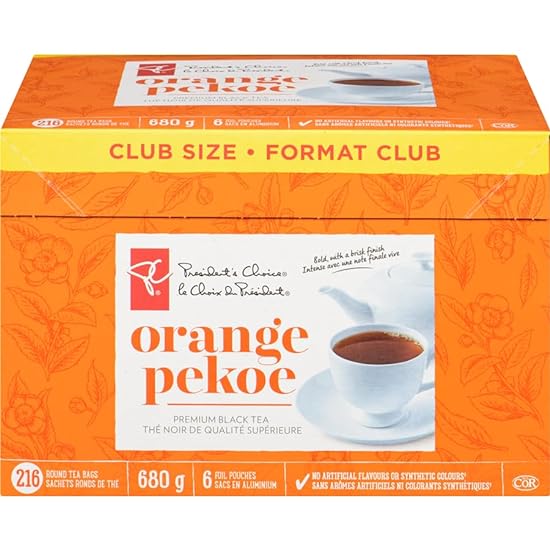 Presidents Choice Orange Pekoe Tee Club Pack 216ct {Imported from Canada} 296248270