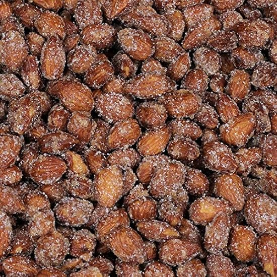 BBQ Honey Roasted Almonds by It´s Delish, 10 lbs Bulk | Gourmet Almond Nuts in Honey Sugar Coating and Barbecue Seasoning, Sweet & Savory Nut Snack - Vegan, Kosher Parve 176079165