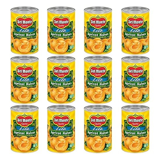 DEL MONTE Lite Apricot Halves in Extra Light Syrup, Can